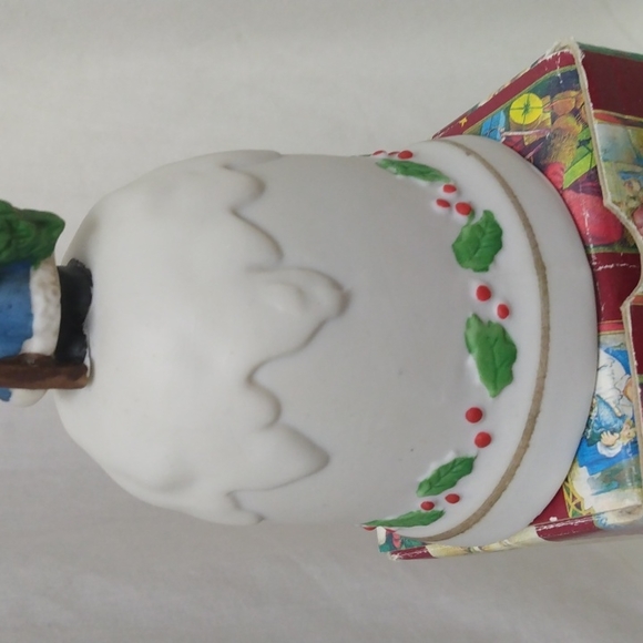 Vintage Enesco Santa Ceramic Christmas Holiday Bell - Picture 6 of 9